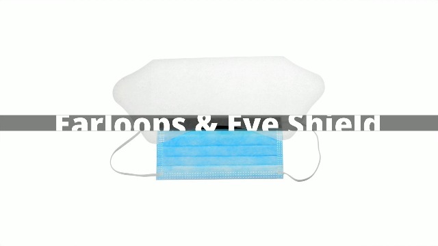 Amazon.com: Dealmed Face Masks with Ear Loops and Eye Shield